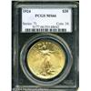 Image 3 : 1924 $20 MS66 PCGS. Bright yellow-gold color overl 1924 $20 MS66 PCGS.