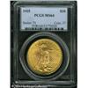 Image 1 : 1925 $20 MS64 PCGS. A lovely and well struck repre 1925 $20 MS64 PCGS.