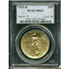 Image 3 : 1925-D $20 MS63 PCGS. While the mintage of this mu 1925-D $20 MS63 PCGS.