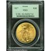 Image 1 : 1927 $20 MS63 PCGS. A curly mint-made lintmark on 1927 $20 MS63 PCGS.