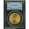 Image 1 : 1927 $20 MS63 PCGS. Superb mint frost that seems s 1927 $20 MS63 PCGS.