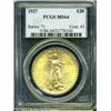 Image 1 : 1927 $20 MS64 PCGS. Nicely struck with flashy lust 1927 $20 MS64 PCGS.
