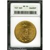 Image 1 : 1927 $20 MS64 ANACS. A gorgeous, lustrous near-Gem 1927 $20 MS64 ANACS.