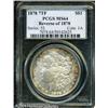 Image 1 : 1878 7TF S$1 Reverse of 1878 MS64 PCGS. Gunmetal-b 1878 7TF S$1 Reverse of 1878 MS64 PCGS.
