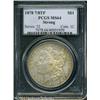 Image 1 : 1878 7/8TF S$1 Strong MS64 PCGS. Orange and battle 1878 7/8TF S$1 Strong MS64 PCGS.
