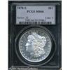 Image 1 : 1878-S S$1 MS66 PCGS. A needle-sharp premium Gem t 1878-S S$1 MS66 PCGS.