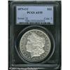 1879-CC S$1 AU55 PCGS. Perfect Dies. Untoned with 1879-CC S$1 AU55 PCGS.