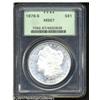 1879-S S$1 MS67 PCGS. A lovely semi-prooflike Supe 1879-S S$1 MS67 PCGS.