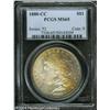 1880-CC S$1 MS65 PCGS. Pleasing honey-gold and sky 1880-CC S$1 MS65 PCGS.