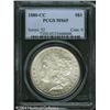 1880-CC S$1 MS65 PCGS. Gentle apricot and steel-gr 1880-CC S$1 MS65 PCGS.