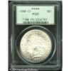 Image 1 : 1880-CC S$1 MS65 PCGS. Virtually white surfaces di 1880-CC S$1 MS65 PCGS.