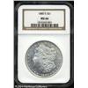 Image 1 : 1880-S S$1 MS66 NGC. This white example exudes bri 1880-S S$1 MS66 NGC.