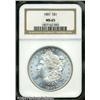 Image 1 : 1881 S$1 MS65 NGC. Bright, white surfaces display 1881 S$1 MS65 NGC.