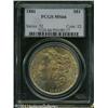 Image 3 : 1881 S$1 MS66 PCGS. The 1881-P, like other early P 1881 S$1 MS66 PCGS.