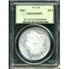 Image 1 : 1881 S$1 MS64 Deep Mirror Prooflike PCGS. An impre 1881 S$1 MS64 Deep Mirror Prooflike PCGS.