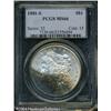 Image 1 : 1881-S S$1 MS66 PCGS. Medium intensity rainbow-lik 1881-S S$1 MS66 PCGS.