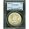 Image 1 : 1882-CC S$1 MS65 PCGS. Brilliant and boldly struck 1882-CC S$1 MS65 PCGS.