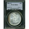 Image 1 : 1882-CC S$1 MS66 PCGS. Frosty, fully struck device 1882-CC S$1 MS66 PCGS.