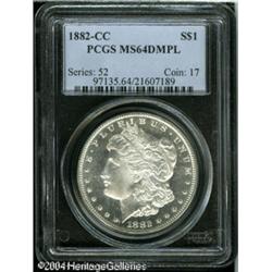 1882-CC S$1 MS64 Deep Mirror Prooflike PCGS. Splen 1882-CC S$1 MS64 Deep Mirror Prooflike PCGS.