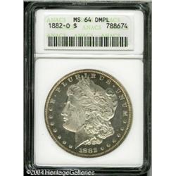 1882-O S$1 MS64 Deep Mirror Prooflike ANACS. Wisps 1882-O S$1 MS64 Deep Mirror Prooflike ANACS.