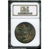 Image 1 : 1883 S$1 MS66 NGC. Vivid sea-green, rose, and tan 1883 S$1 MS66 NGC.