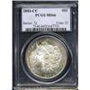 Image 1 : 1883-CC S$1 MS66 PCGS. Lustrous surfaces are bathe 1883-CC S$1 MS66 PCGS.