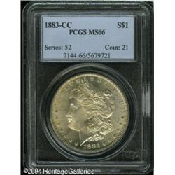 1883-CC S$1 MS66 PCGS. Touches of olive-gold visit 1883-CC S$1 MS66 PCGS.