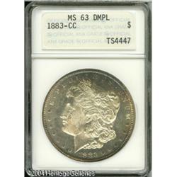 1883-CC S$1 MS63 Deep Mirror Prooflike ANACS. Sea- 1883-CC S$1 MS63 Deep Mirror Prooflike ANACS.