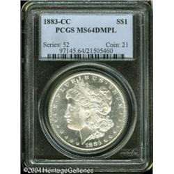 1883-CC S$1 MS64 Deep Mirror Prooflike PCGS. Strea 1883-CC S$1 MS64 Deep Mirror Prooflike PCGS.