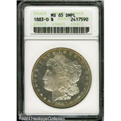 1883-O S$1 MS65 Deep Mirror Prooflike ANACS. Spect 1883-O S$1 MS65 Deep Mirror Prooflike ANACS.
