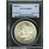 Image 1 : 1885-O S$1 MS66 PCGS. A crisply struck and nearly 1885-O S$1 MS66 PCGS.