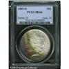 Image 1 : 1885-O S$1 MS66 PCGS. Glorious bands of multicolor 1885-O S$1 MS66 PCGS.