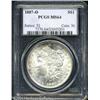Image 1 : 1887-O S$1 MS64 PCGS. Faint russet and aqua color 1887-O S$1 MS64 PCGS.