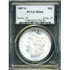 Image 1 : 1887-S S$1 MS64 PCGS. Booming luster and a bold st 1887-S S$1 MS64 PCGS.