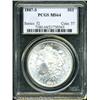 Image 1 : 1887-S S$1 MS64 PCGS. A lightly toned, lustrous, a 1887-S S$1 MS64 PCGS.