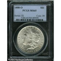 1888-O S$1 MS65 PCGS. Sharply struck for an O-mint 1888-O S$1 MS65 PCGS.