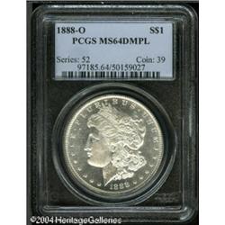 1888-O S$1 MS64 Deep Mirror Prooflike PCGS. Bright 1888-O S$1 MS64 Deep Mirror Prooflike PCGS.