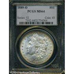 1889-O S$1 MS64 PCGS. Lightly toned and well struc 1889-O S$1 MS64 PCGS.