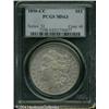 Image 1 : 1890-CC S$1 MS63 PCGS. Dusky gray toning is a shad 1890-CC S$1 MS63 PCGS.