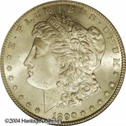 1890-CC S$1 MS64 PCGS. Bright and sharp with no si 1890-CC S$1 MS64 PCGS.