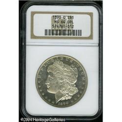1890-O S$1 MS64 Deep Mirror Prooflike NGC. A flash 1890-O S$1 MS64 Deep Mirror Prooflike NGC.