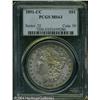 Image 1 : 1891-CC S$1 MS63 PCGS. Generally nicely struck, sa 1891-CC S$1 MS63 PCGS.