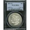 Image 1 : 1891-CC S$1 MS64 PCGS. Well struck, except for the 1891-CC S$1 MS64 PCGS.