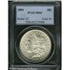 Image 1 : 1894 S$1 MS63 PCGS. Sharply defined, though Libert 1894 S$1 MS63 PCGS.