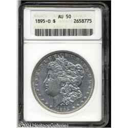 1895-O S$1 AU50 ANACS. Considerable bright luster 1895-O S$1 AU50 ANACS.