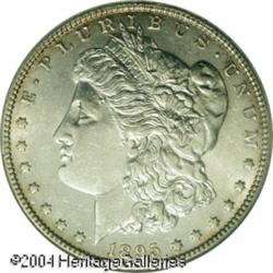 1895-O S$1 AU58 NGC. Considerable bright luster ou 1895-O S$1 AU58 NGC.