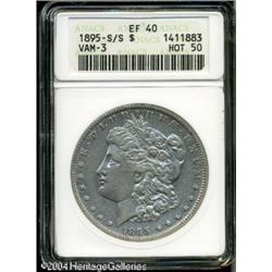 1895-S/S S$1 XF40 ANACS. VAM-3. A Hot 50 Variety. 1895-S/S S$1 XF40 ANACS.