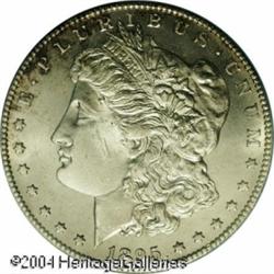 1895-S S$1 MS63 PCGS. This mostly brilliant exampl 1895-S S$1 MS63 PCGS.