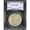 Image 1 : 1896 S$1 MS66 PCGS. Lustrous surfaces radiate thro 1896 S$1 MS66 PCGS.