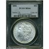 Image 1 : 1896 S$1 MS66 PCGS. Sharply struck, with virtually 1896 S$1 MS66 PCGS.